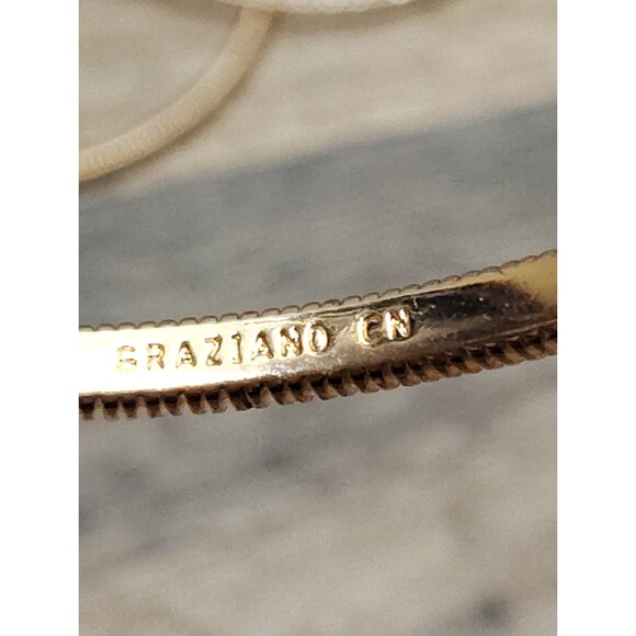 Set of 5 R.J. Graziano Gold Tone  Stacking Bangle Bracelets 8.5" Boho 80s - Picture 5 of 5